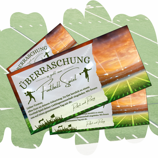 Gutschein - American Football Geschenkgutschein