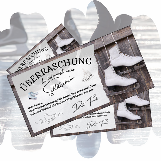 Gutschein - Schlittschuhlaufen Erlebnisgutschein