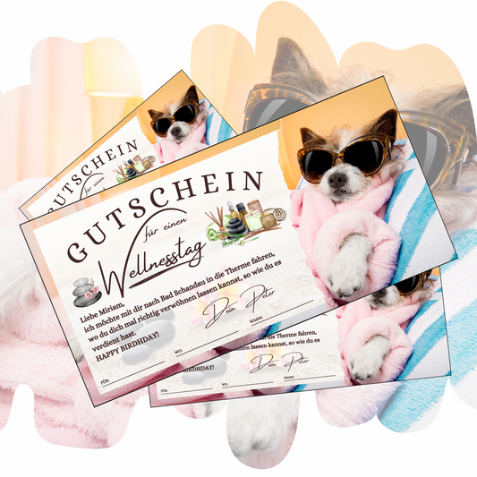 Gutschein - Wellness Spa Wochenende Geschenkgutschein