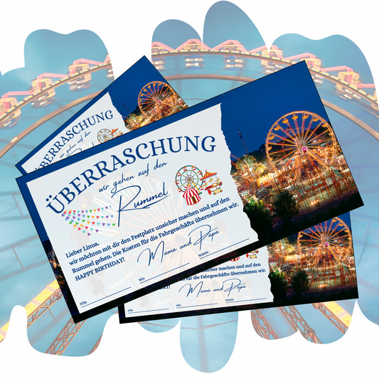 Gutschein - Rummel Besuch Erlebnisgutschein