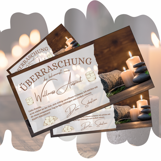 Gutschein - Wellness Spa Wochenende Geschenkgutschein