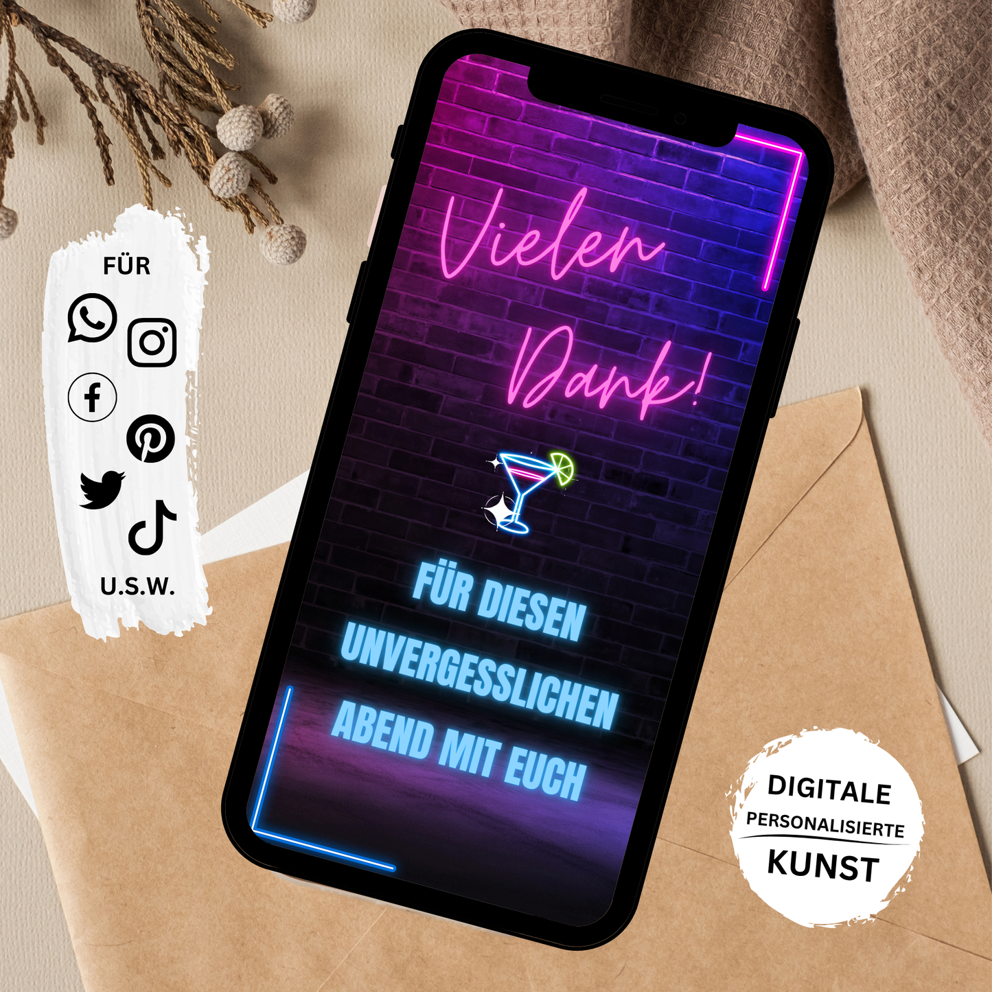 eCARD - Danksagung Geburtstag Jugendweihe