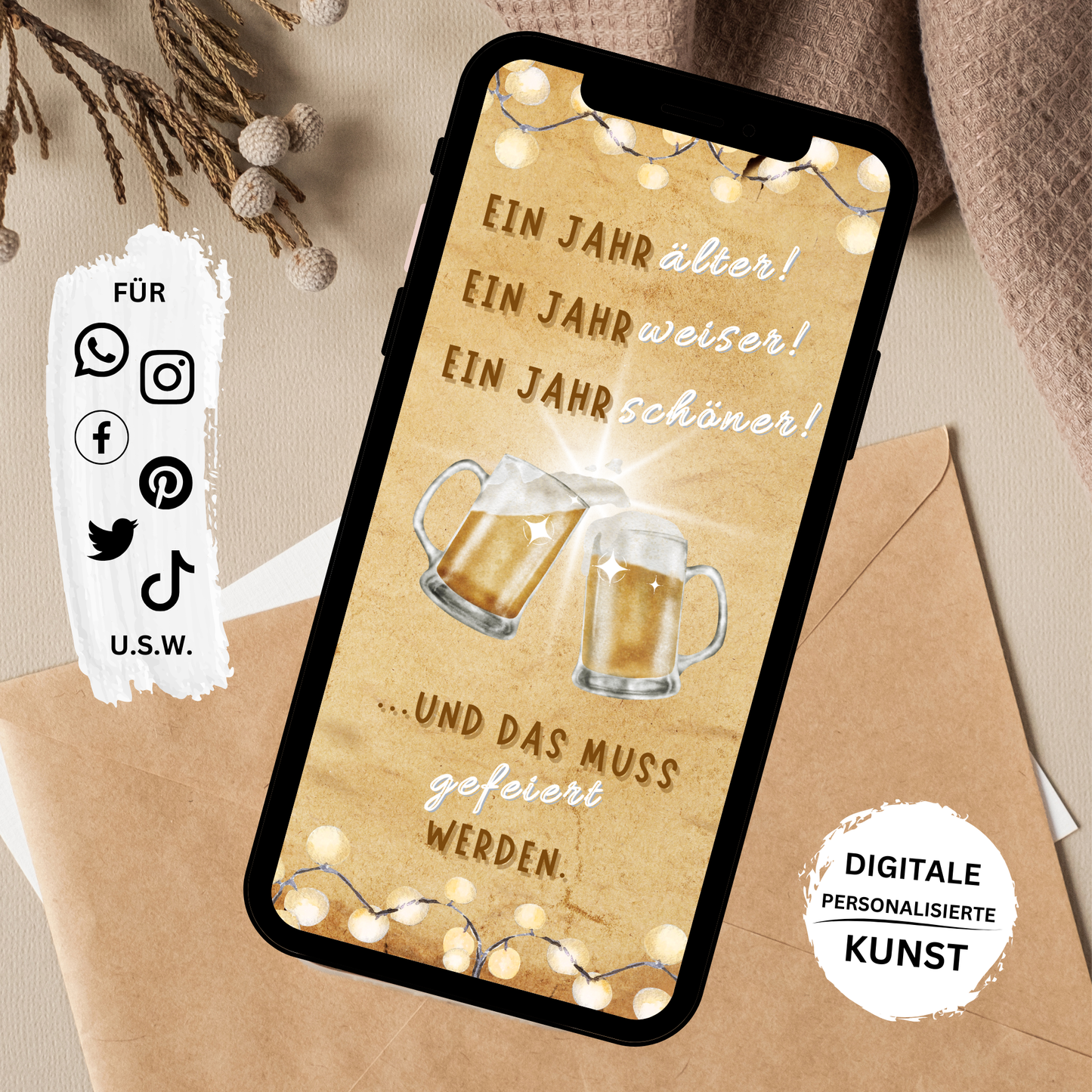 eCARD - Animierte Einladungskarte Geburtstag