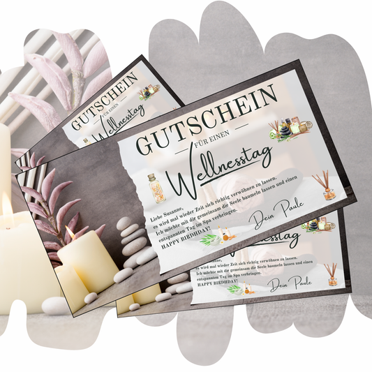 Gutschein - Wellness Spa Wochenende Geschenkgutschein