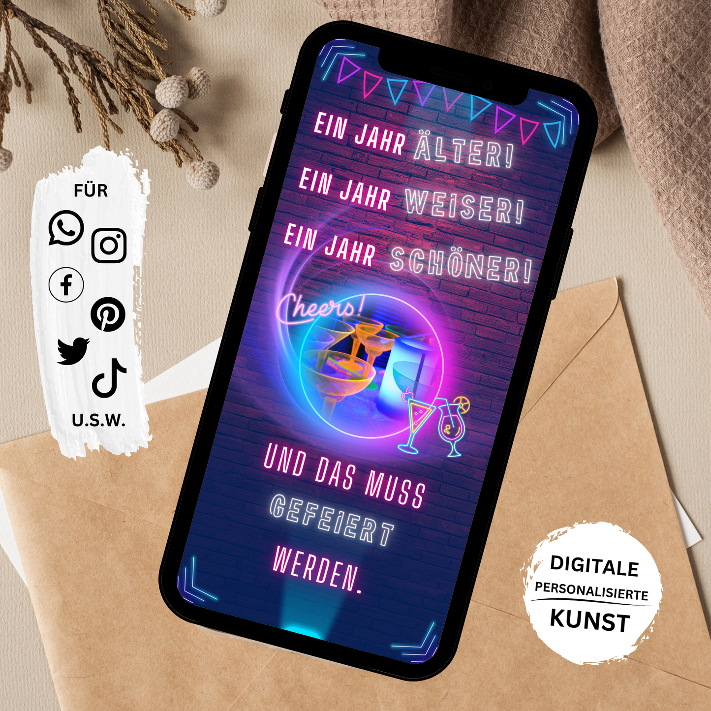eCARD - Animierte Einladungskarte Geburtstag