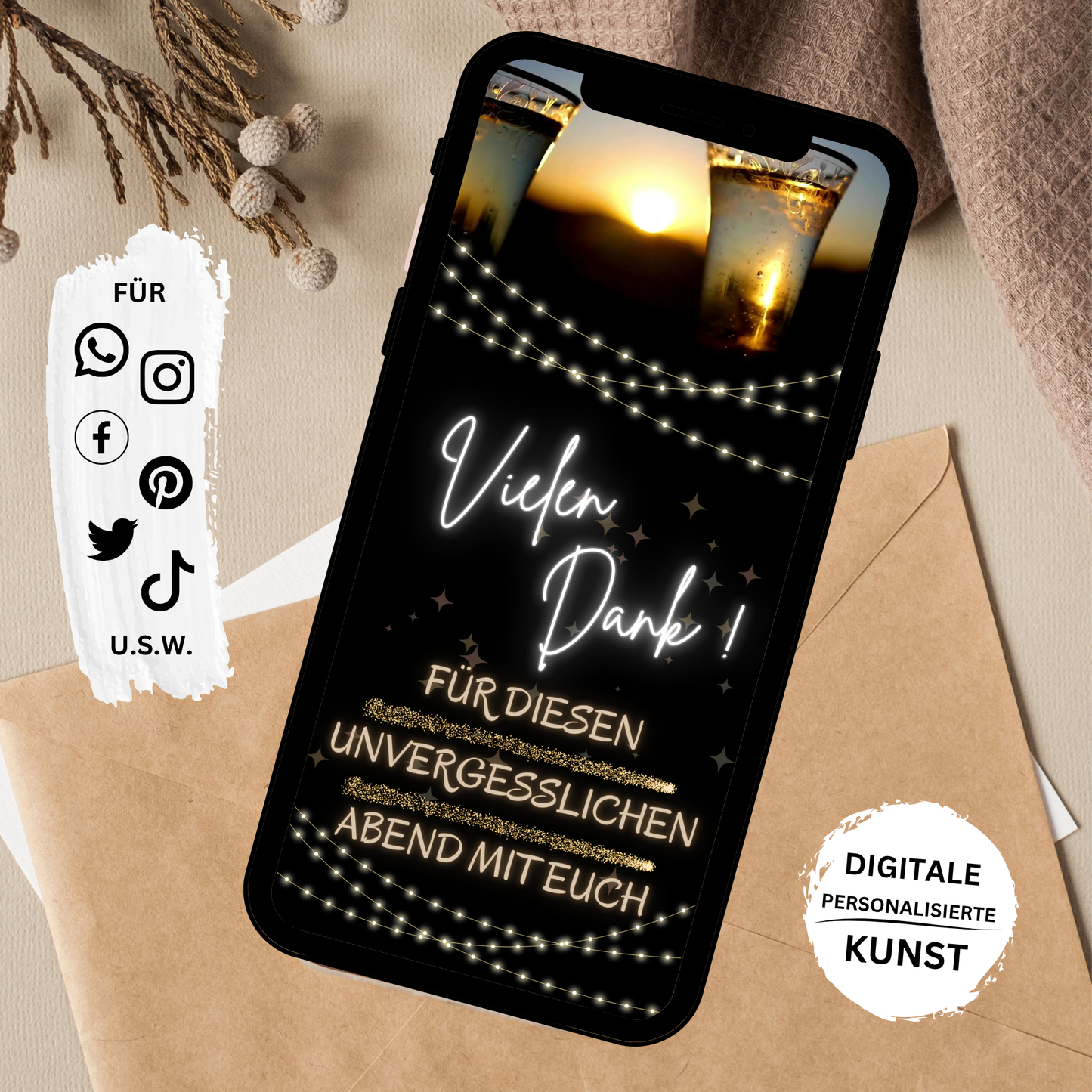 eCARD - Danksagung Geburtstag Jugendweihe