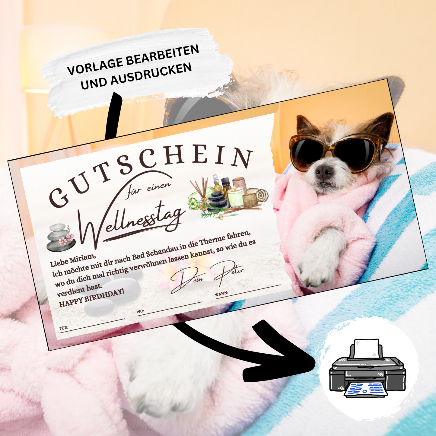 Gutschein - Wellness Spa Wochenende Geschenkgutschein