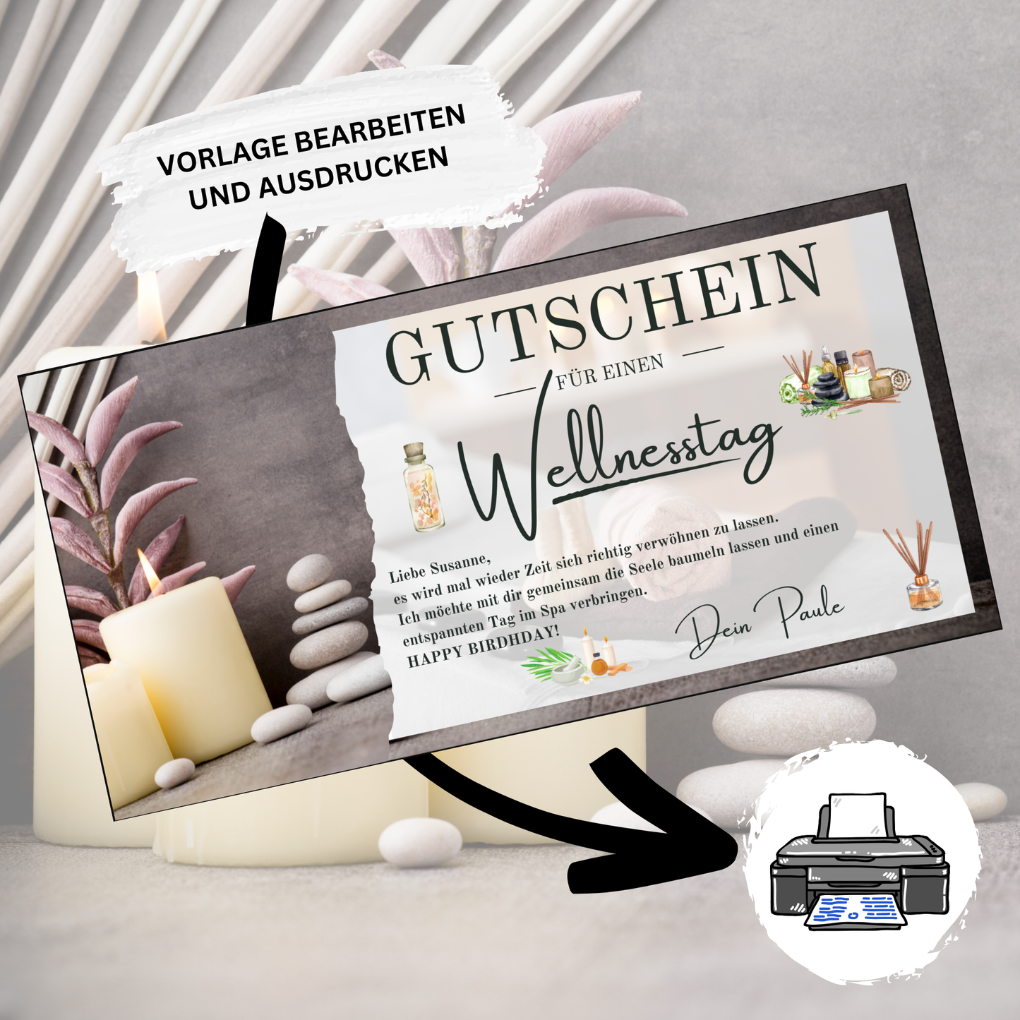 Gutschein - Wellness Spa Wochenende Geschenkgutschein