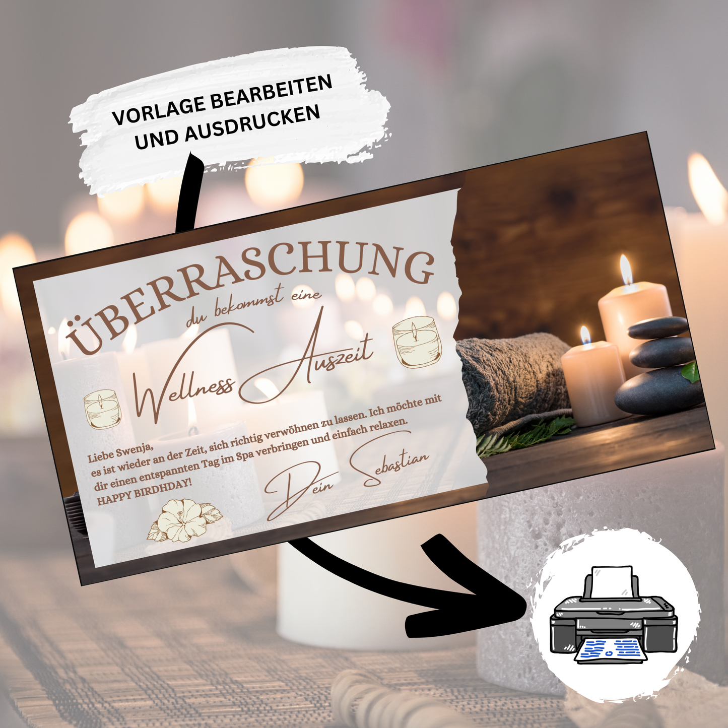 Gutschein - Wellness Spa Wochenende Geschenkgutschein