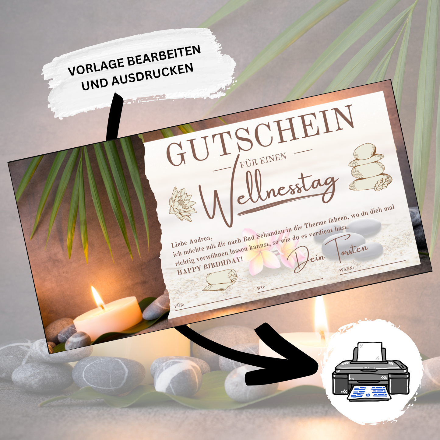 Gutschein - Wellness Spa Wochenende Geschenkgutschein