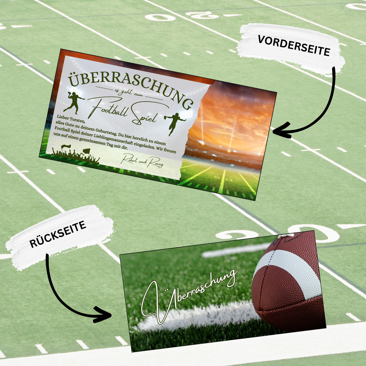 Gutschein - American Football Geschenkgutschein