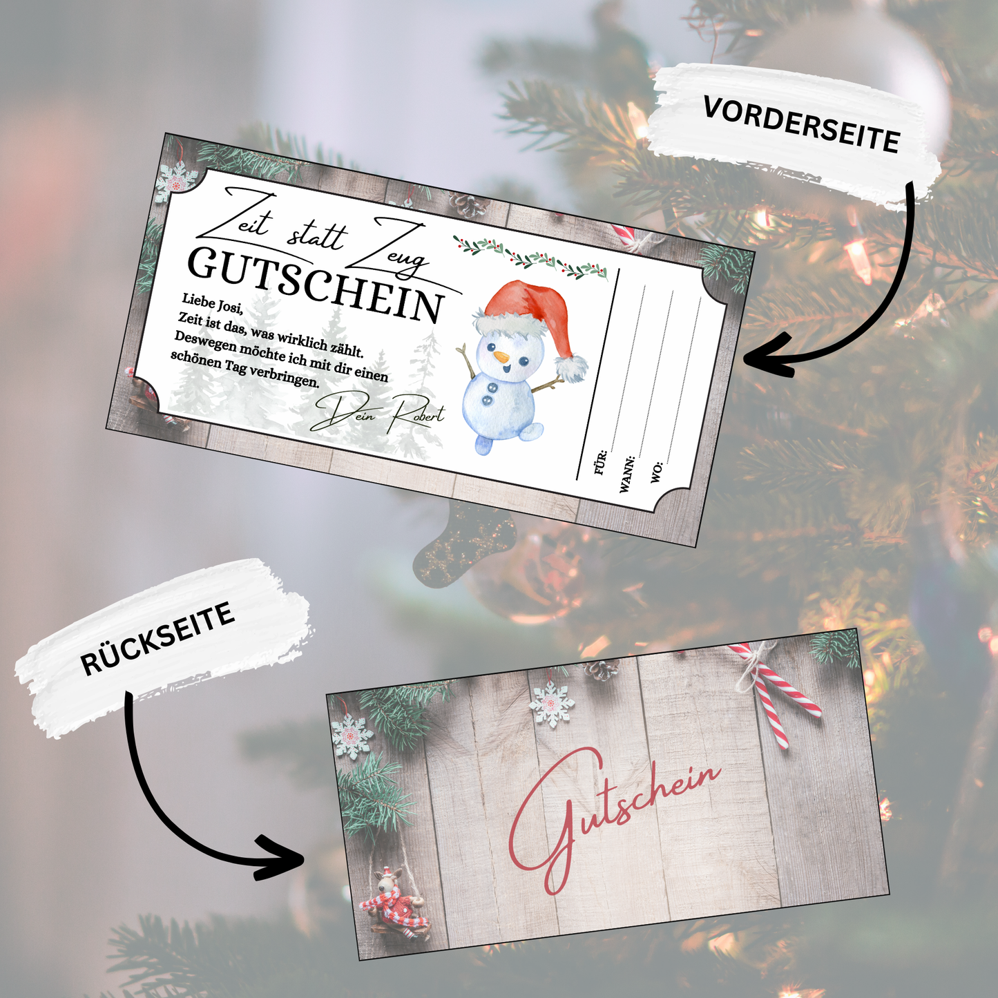 Gutschein - Gemeinsame Zeit statt Zeug als Geschenkidee