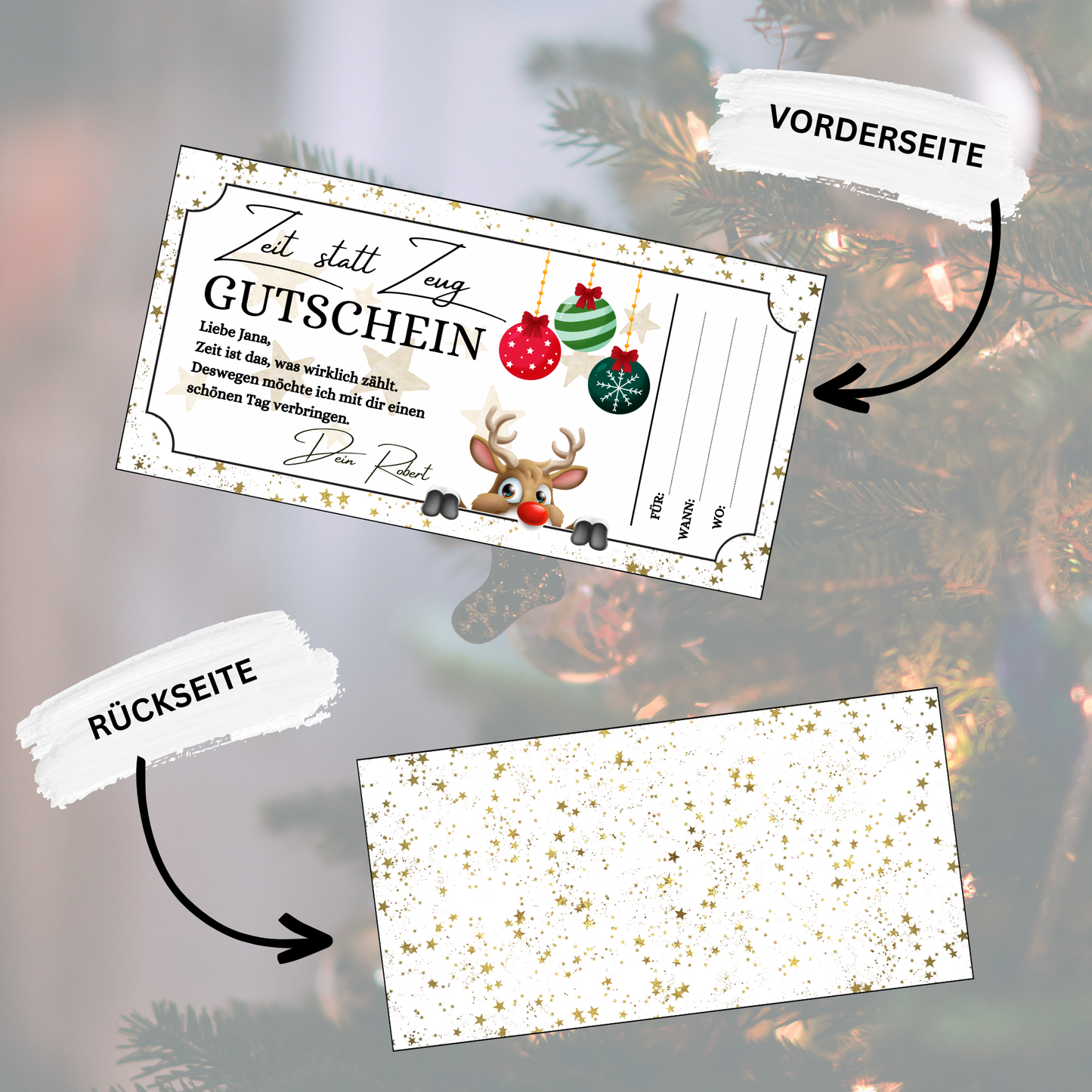 Gutschein - Gemeinsame Zeit statt Zeug als Geschenkidee