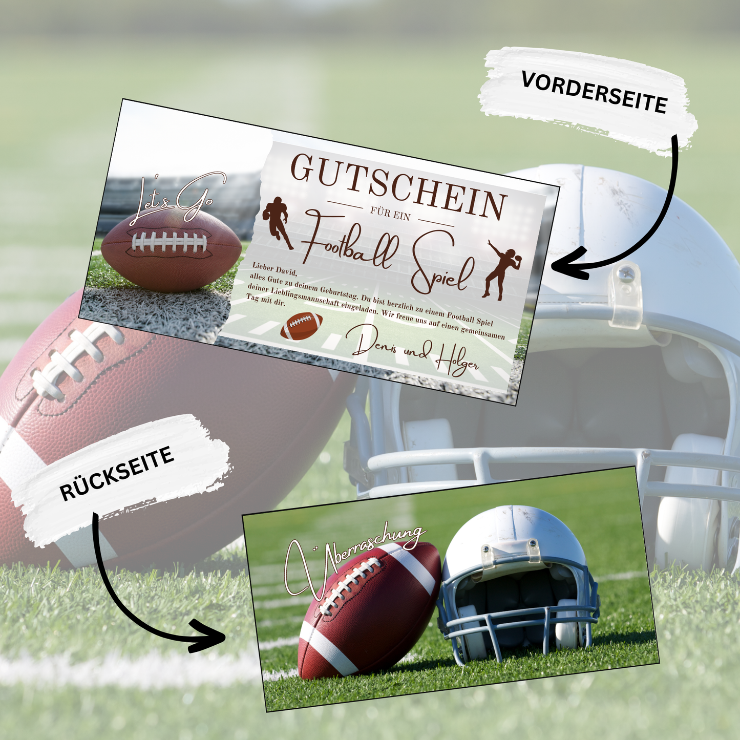 Gutschein - American Football Geschenkgutschein