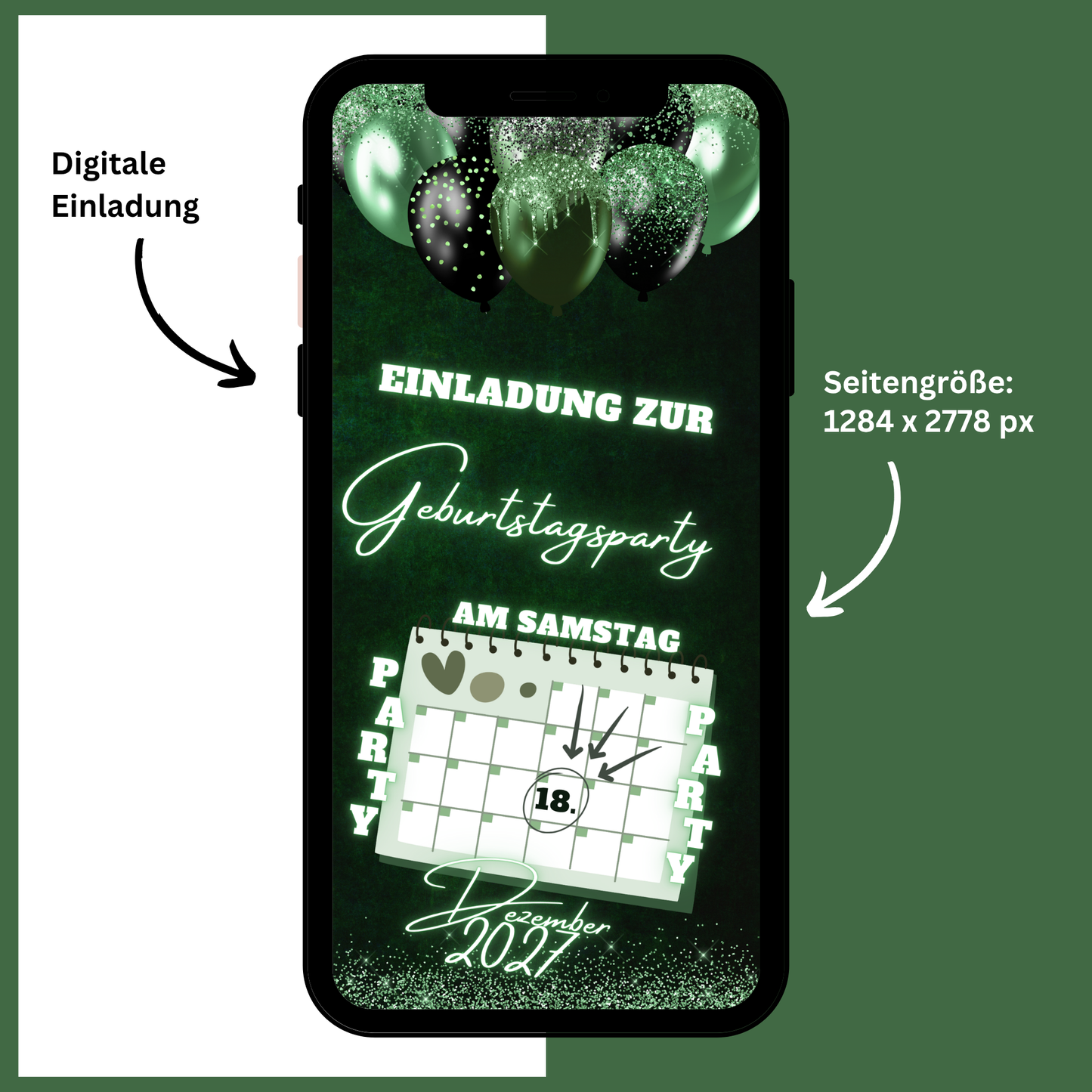 eCARD - Animierte Einladungskarte Geburtstag