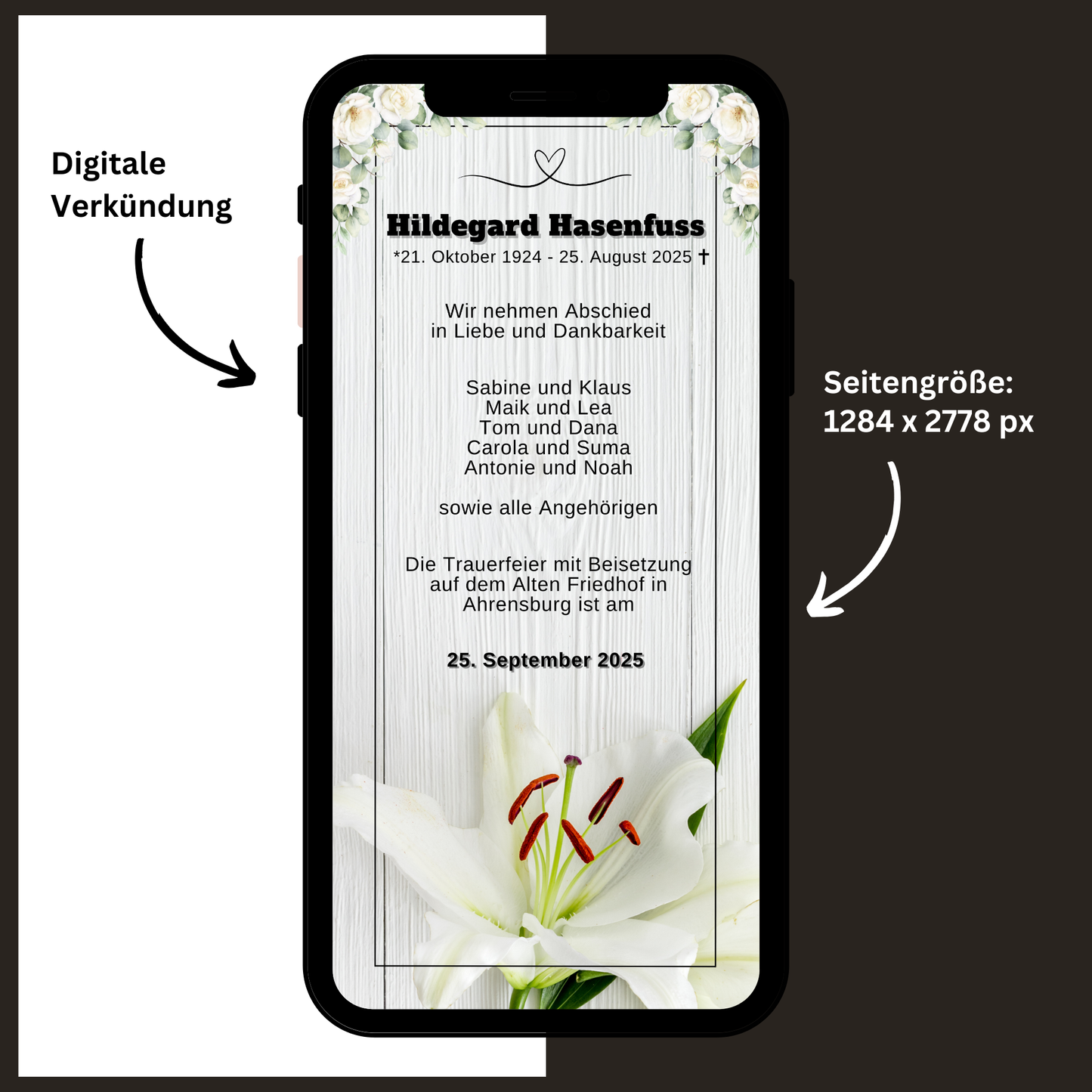 eCARD - Trauerkarte und Beileidsbekundung