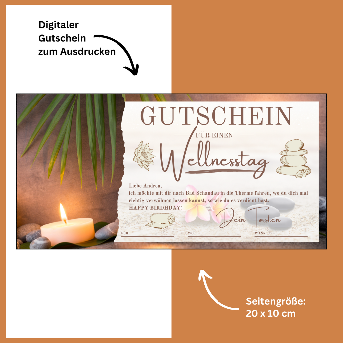 Gutschein - Wellness Spa Wochenende Geschenkgutschein