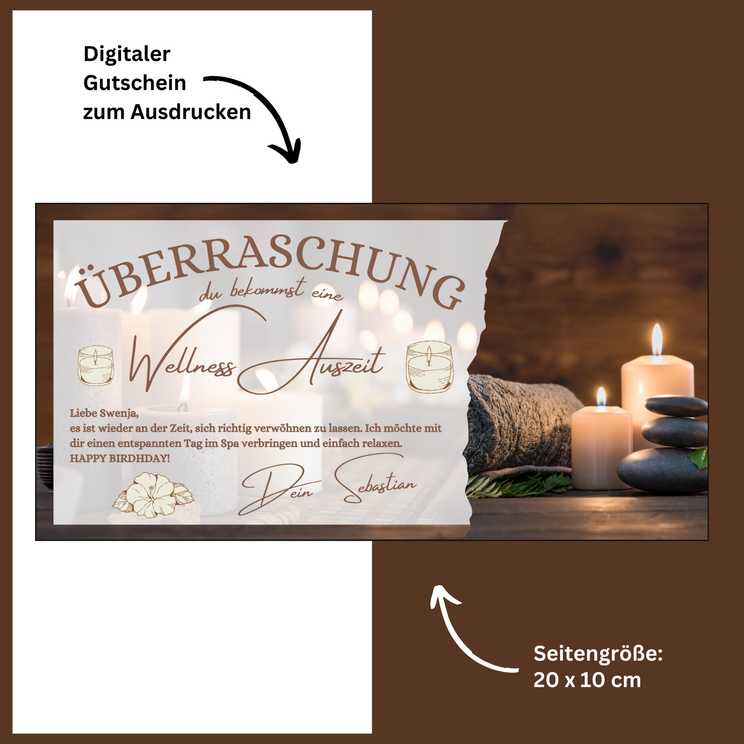 Gutschein - Wellness Spa Wochenende Geschenkgutschein