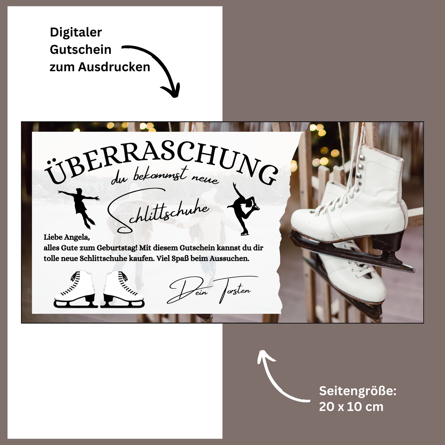 Gutschein - Schlittschuhlaufen Erlebnisgutschein
