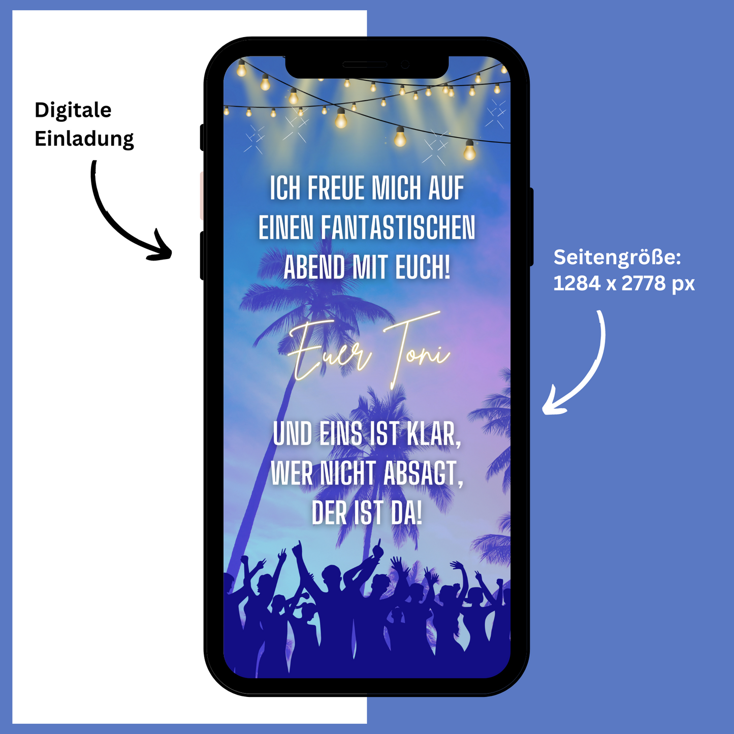 eCARD - Ballermann Party Einladungskarte