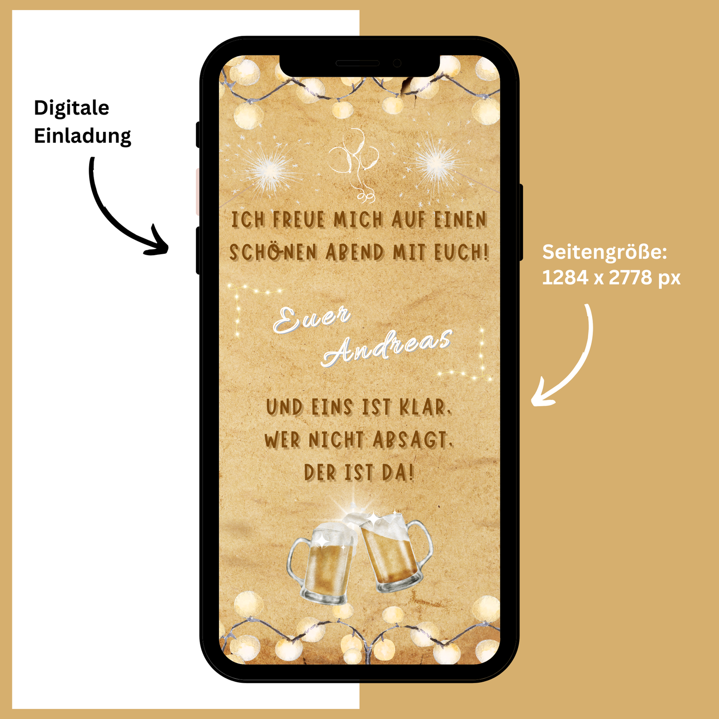 eCARD - Animierte Einladungskarte Geburtstag