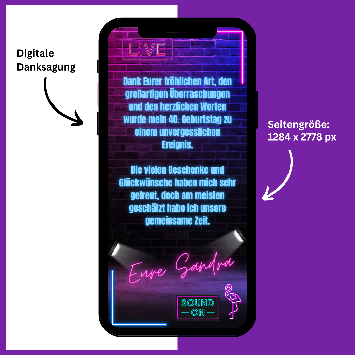 eCARD - Danksagung Geburtstag Jugendweihe