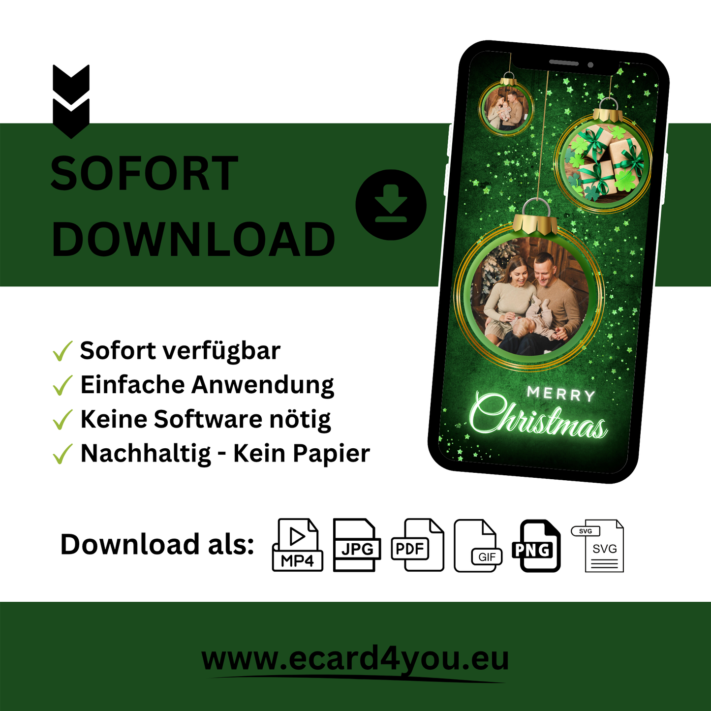 eCARD - Animierte Glückwünsche und Weihnachtgrüße