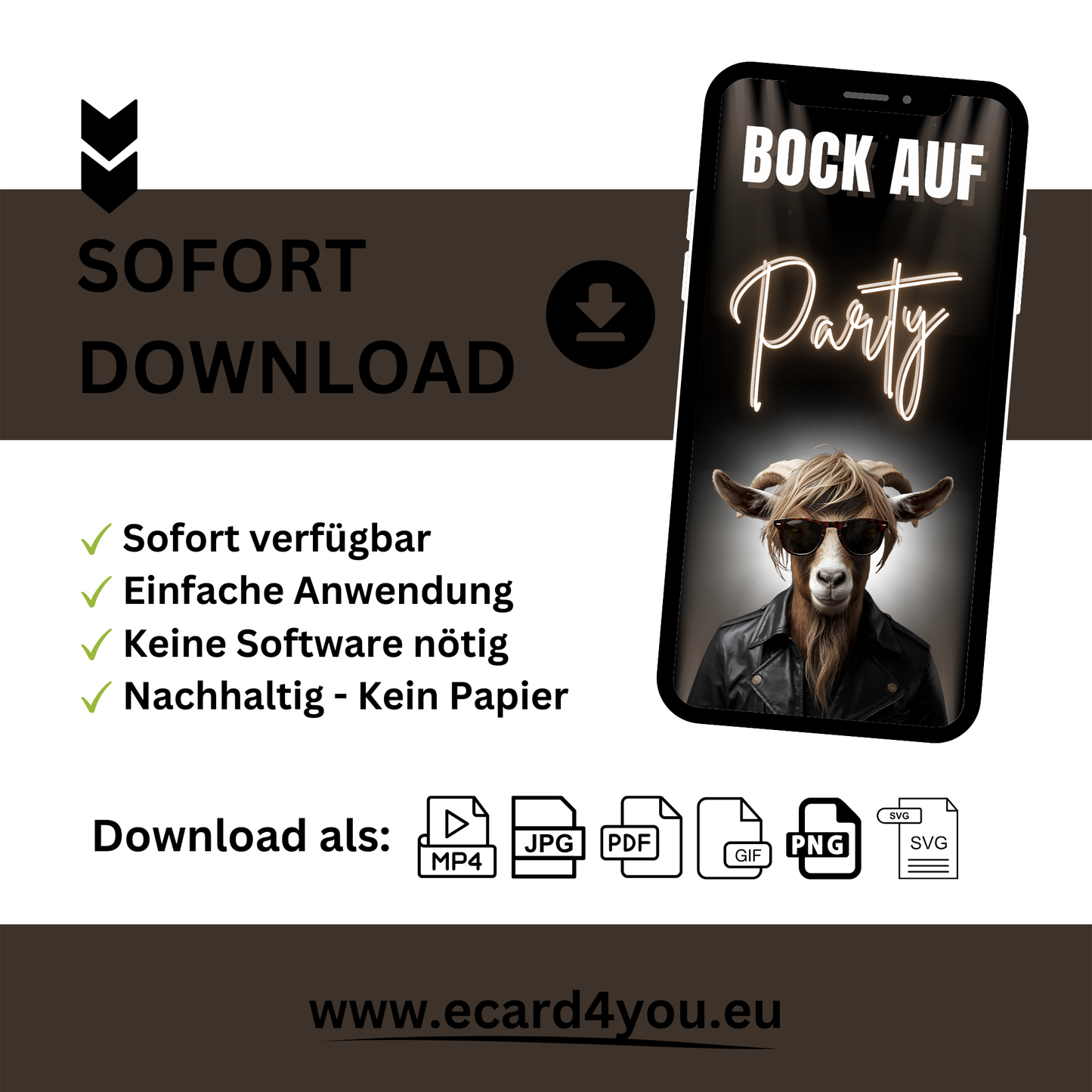 eCARD - Lustige Einladungskarte Geburtstag