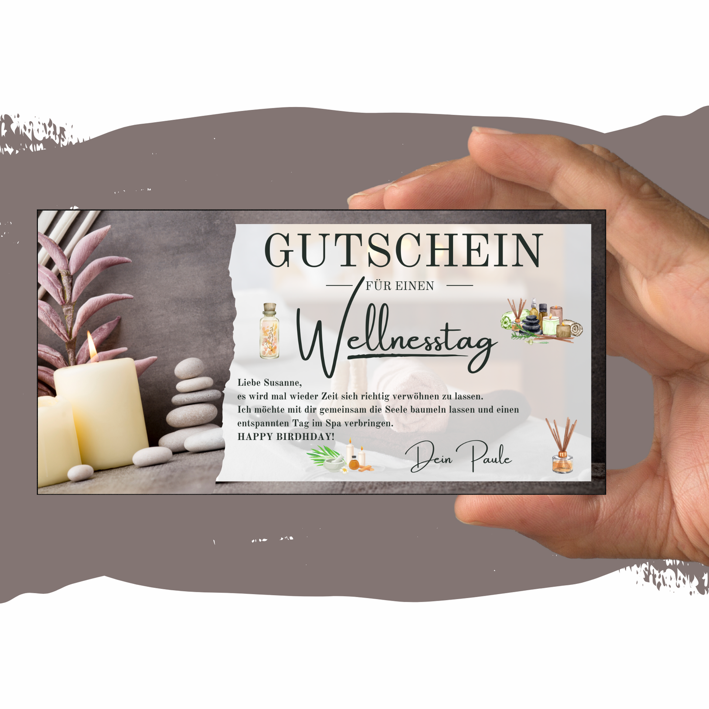 Gutschein - Wellness Spa Wochenende Geschenkgutschein