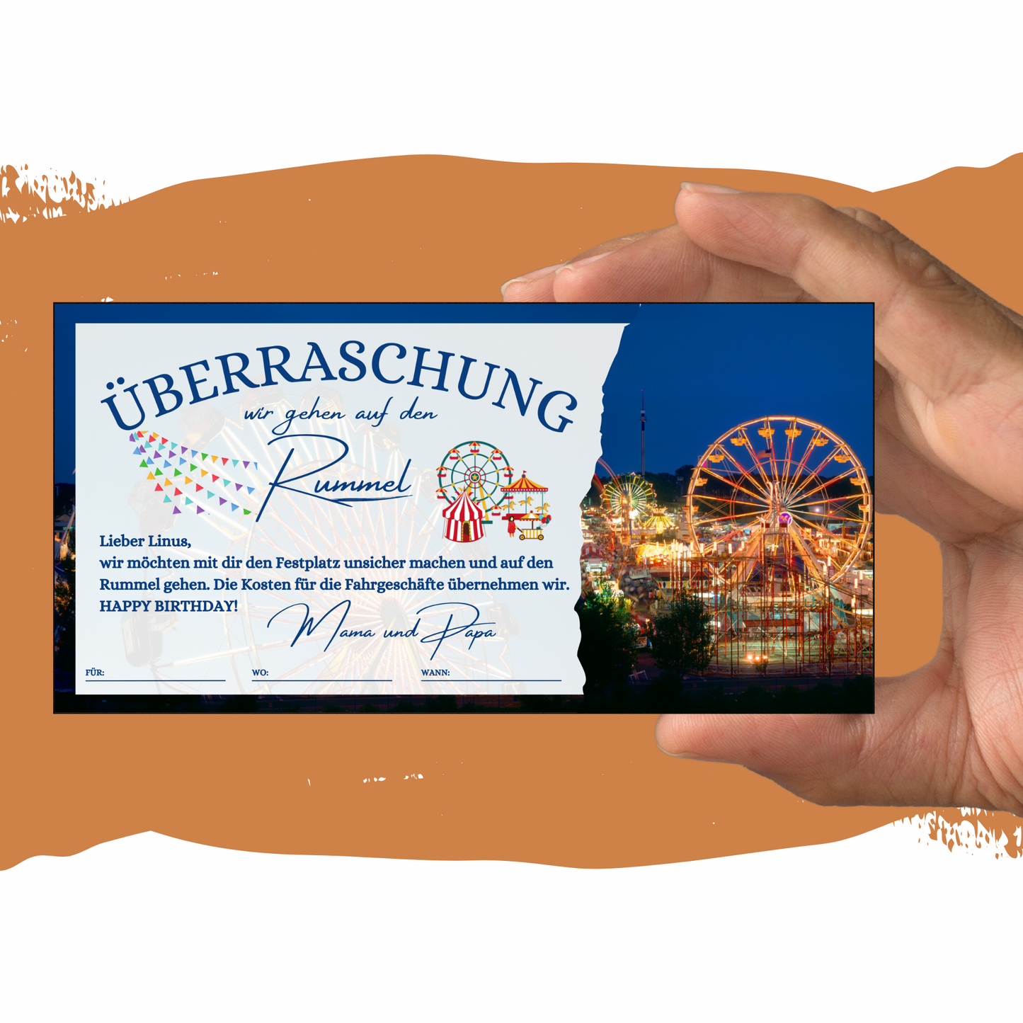 Gutschein - Rummel Besuch Erlebnisgutschein