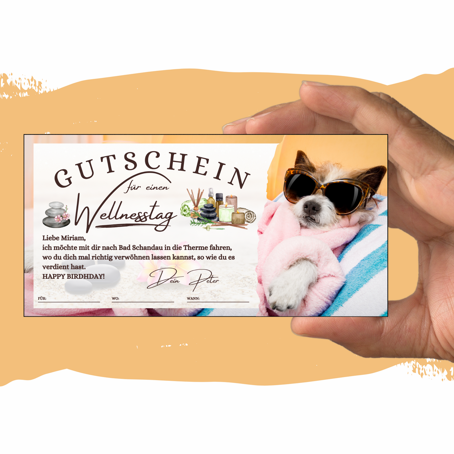 Gutschein - Wellness Spa Wochenende Geschenkgutschein