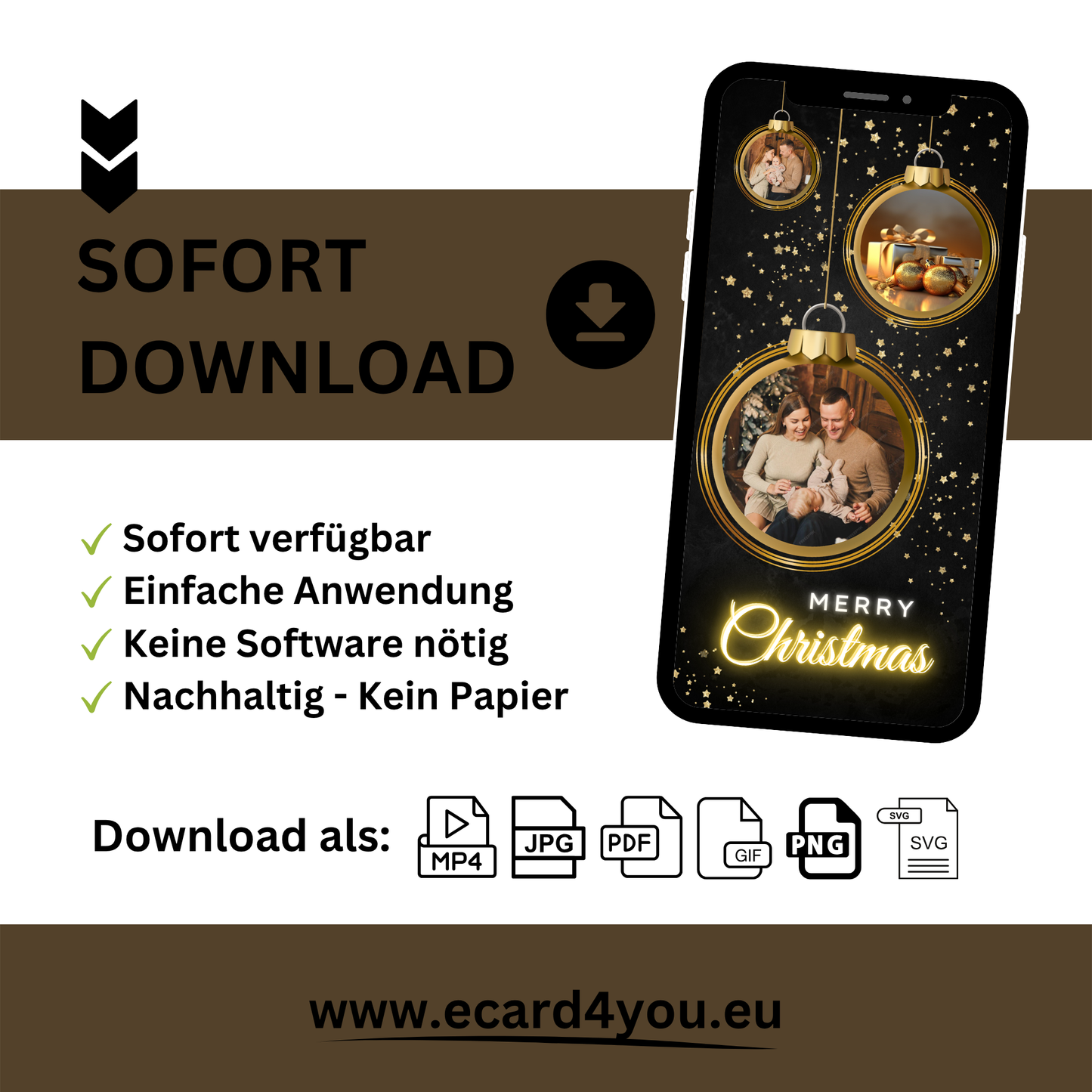 eCARD - Animierte Glückwünsche und Weihnachtgrüße