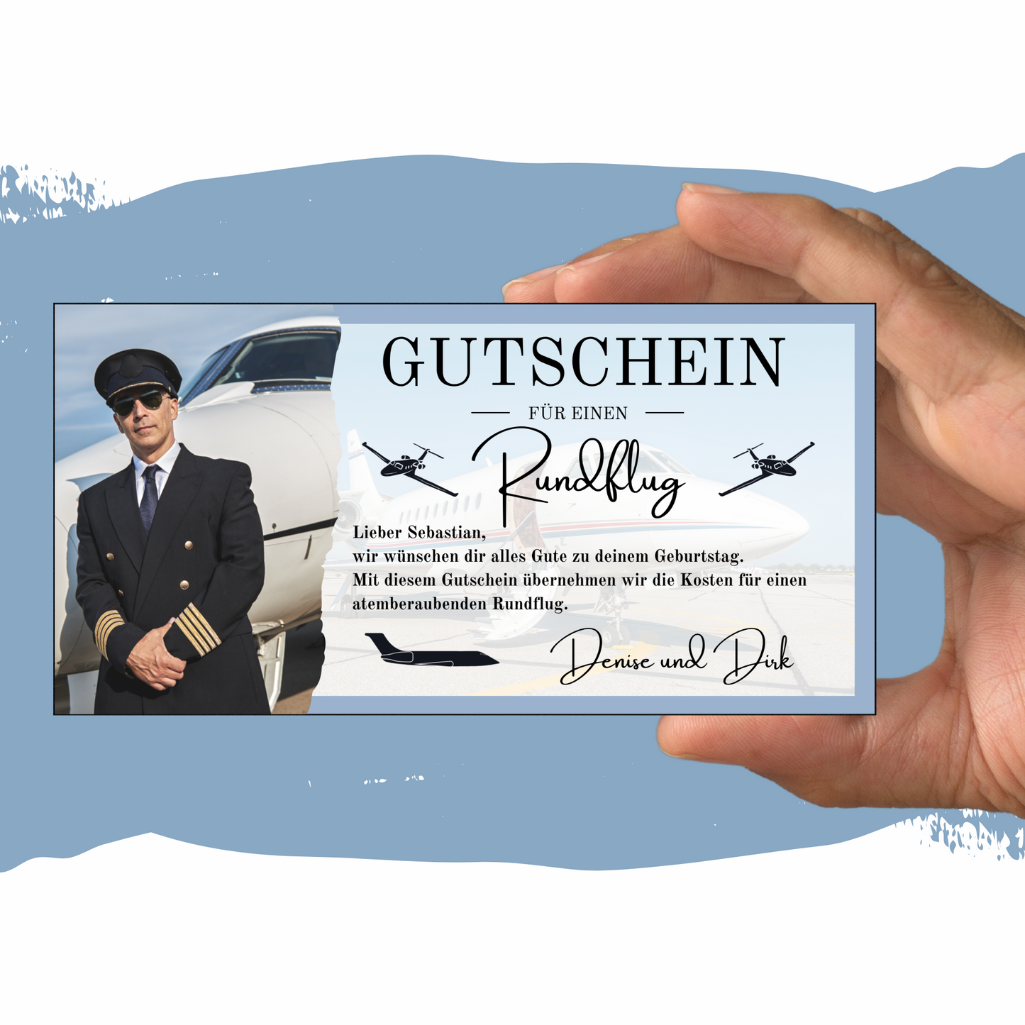 Gutschein - Flugzeug Rundflug Erlebnisgutschein