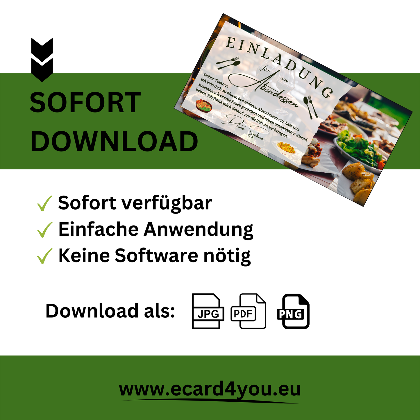 Gutschein - Abendessen Geschenkgutschein Geburtstag