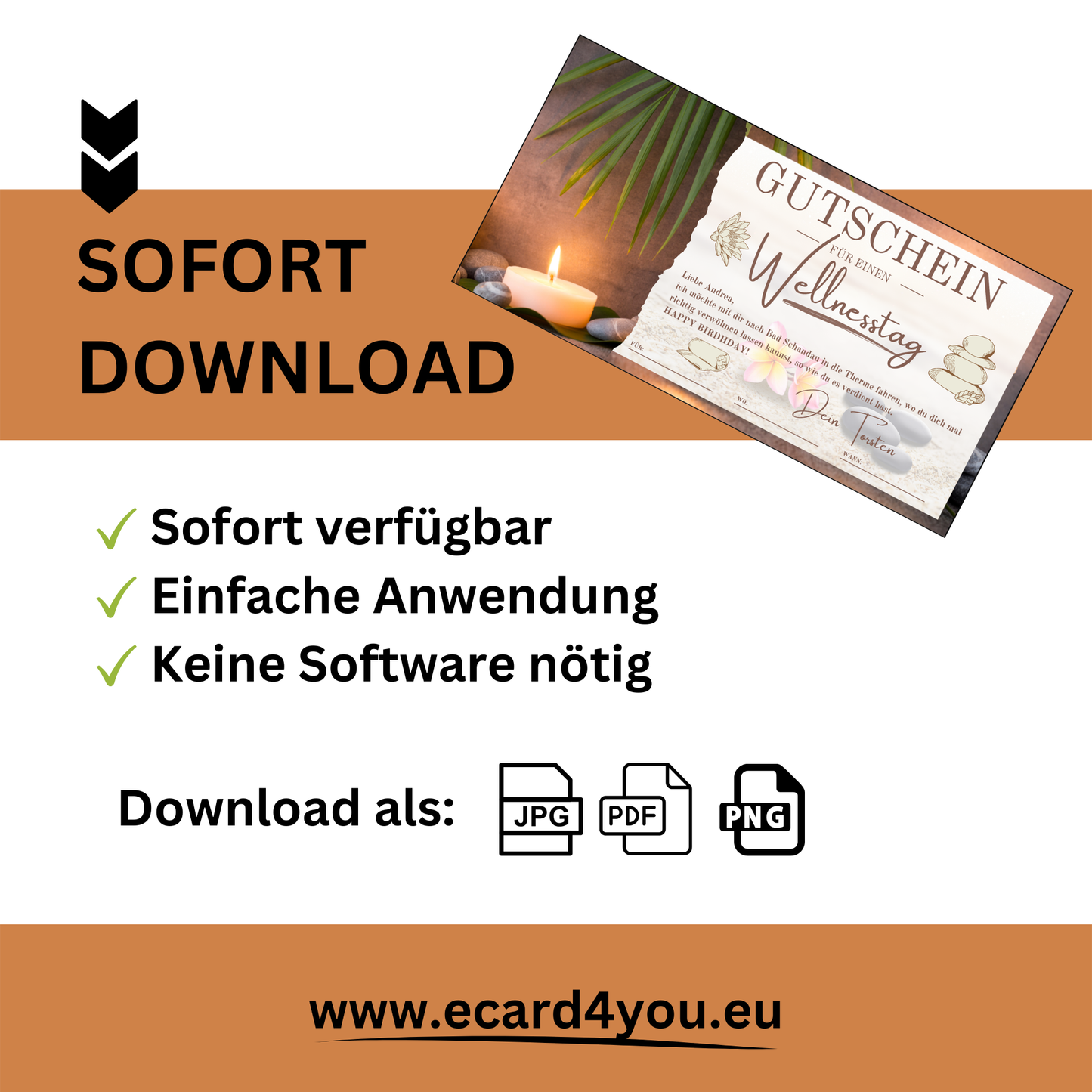 Gutschein - Wellness Spa Wochenende Geschenkgutschein