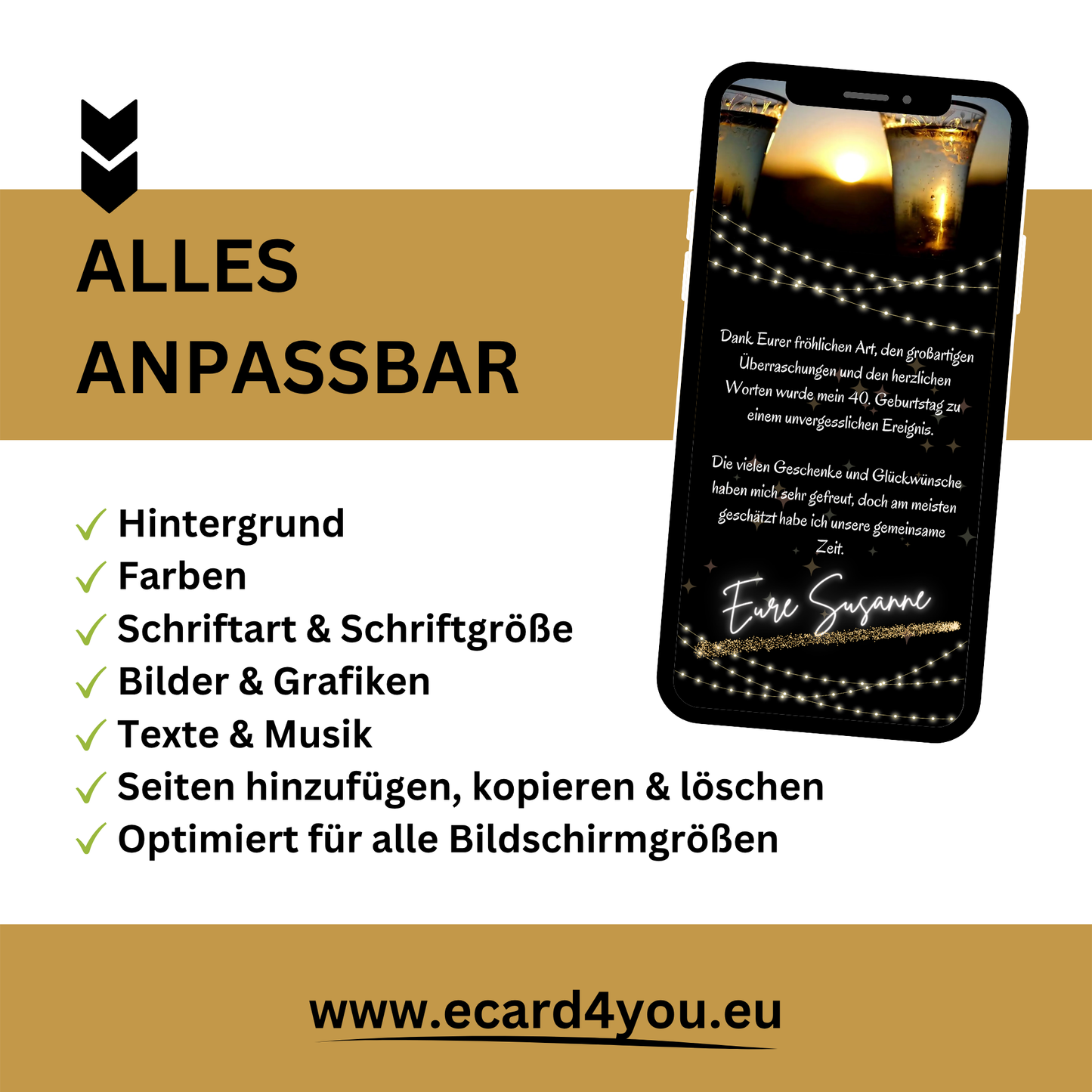 eCARD - Danksagung Geburtstag Jugendweihe
