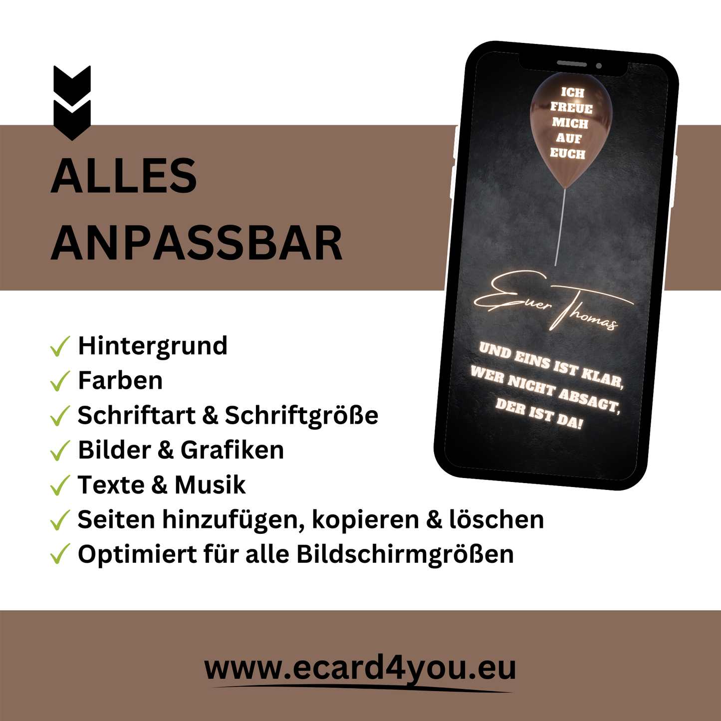 eCARD - Animierte Einladungskarte Geburtstag