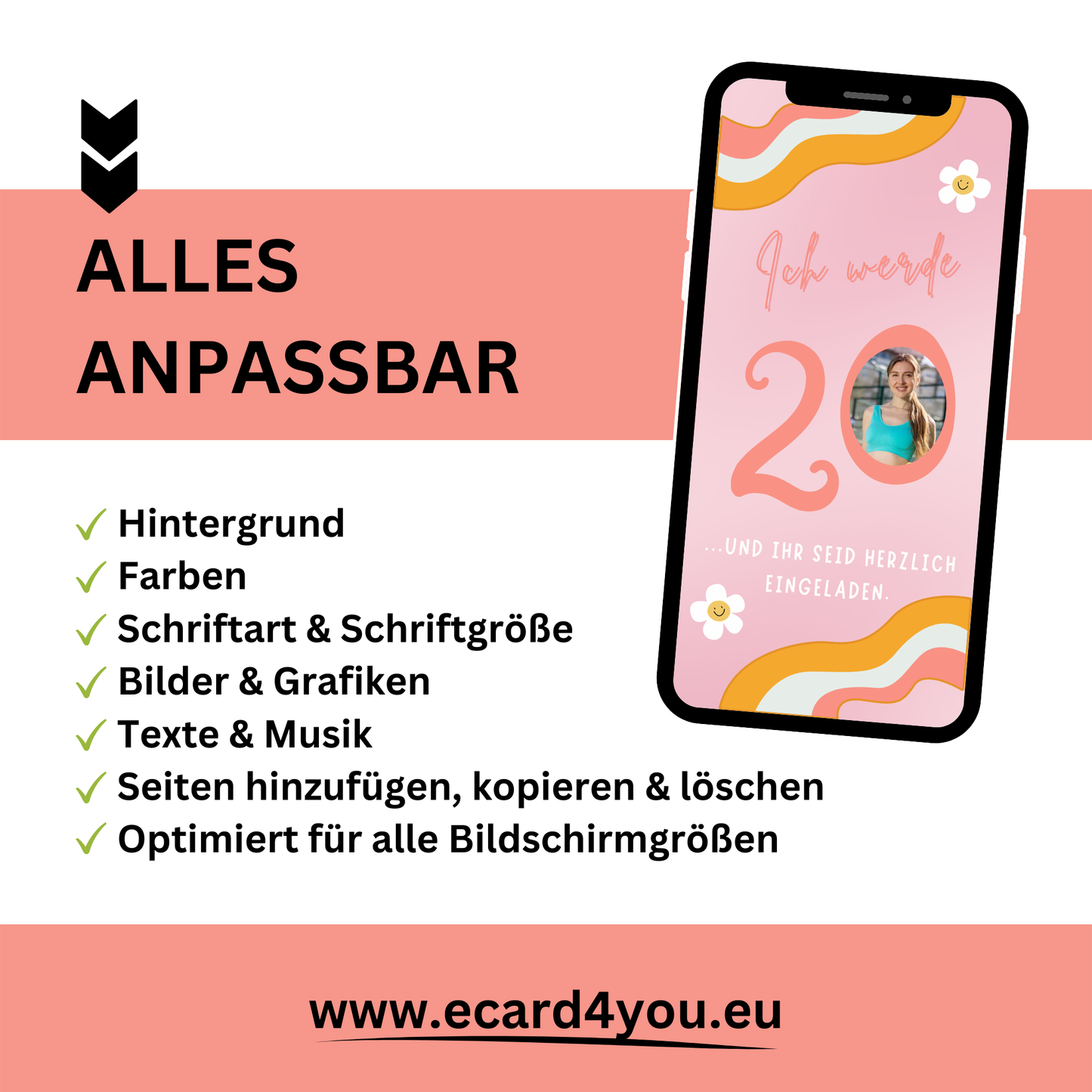 eCARD - Animierte Einladungskarte Geburtstag