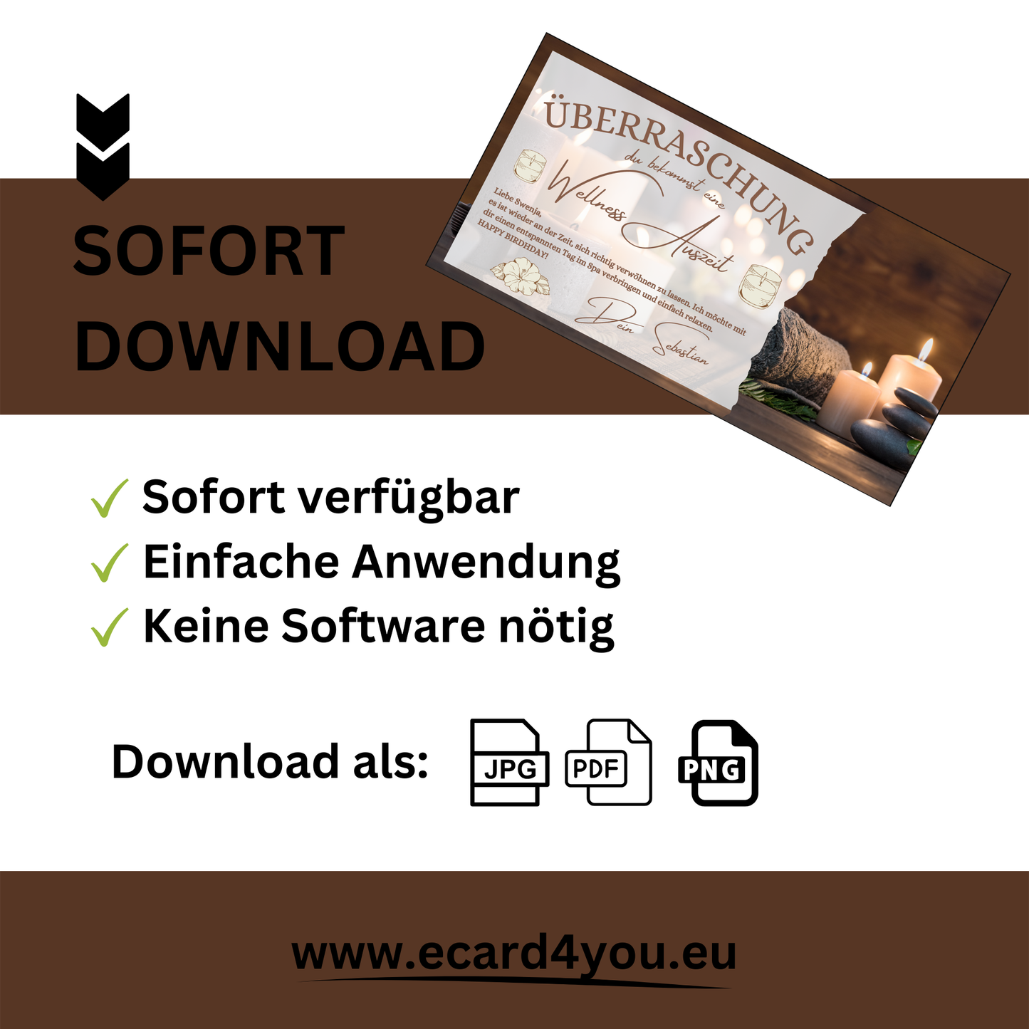 Gutschein - Wellness Spa Wochenende Geschenkgutschein