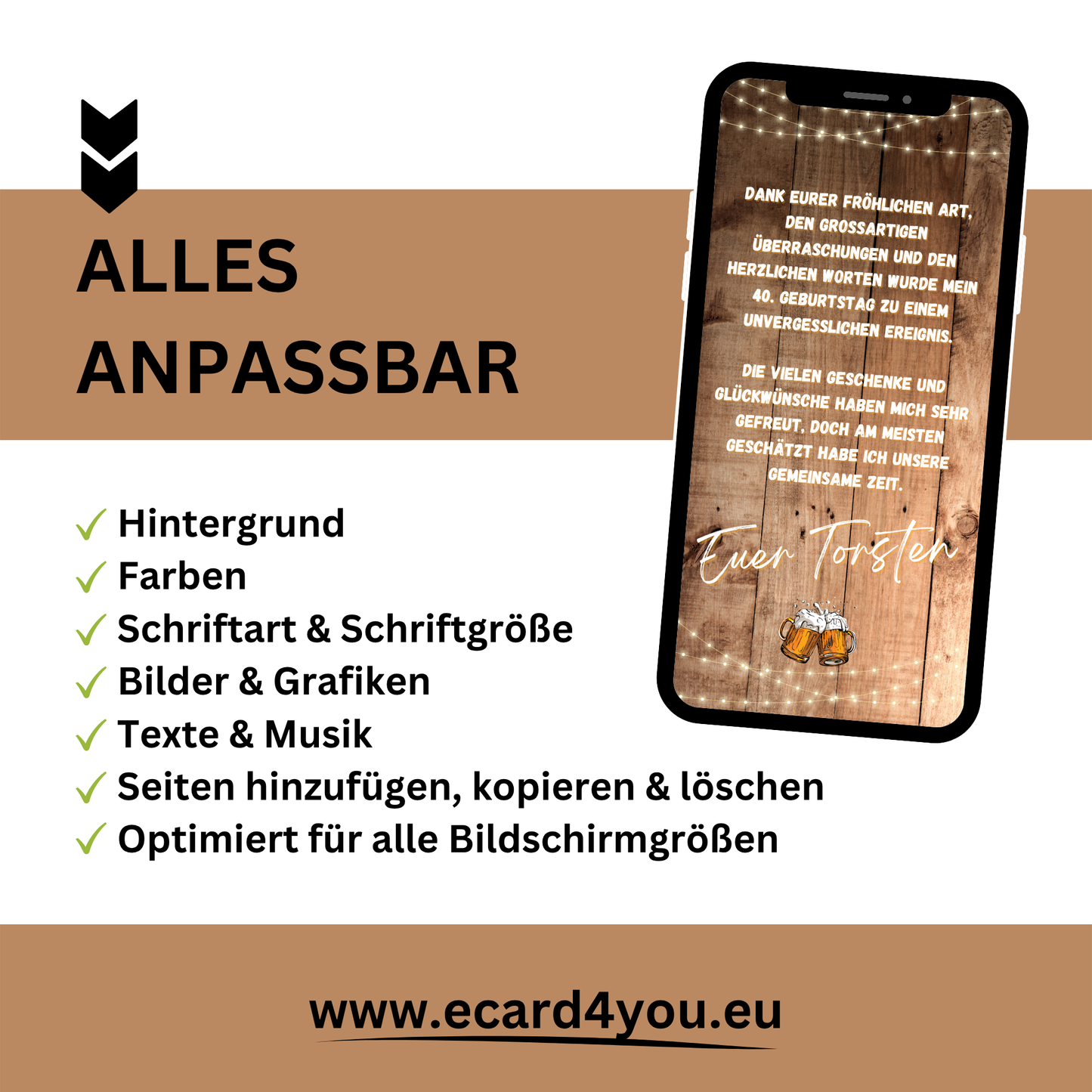 eCARD - Danksagung Geburtstag Jugendweihe