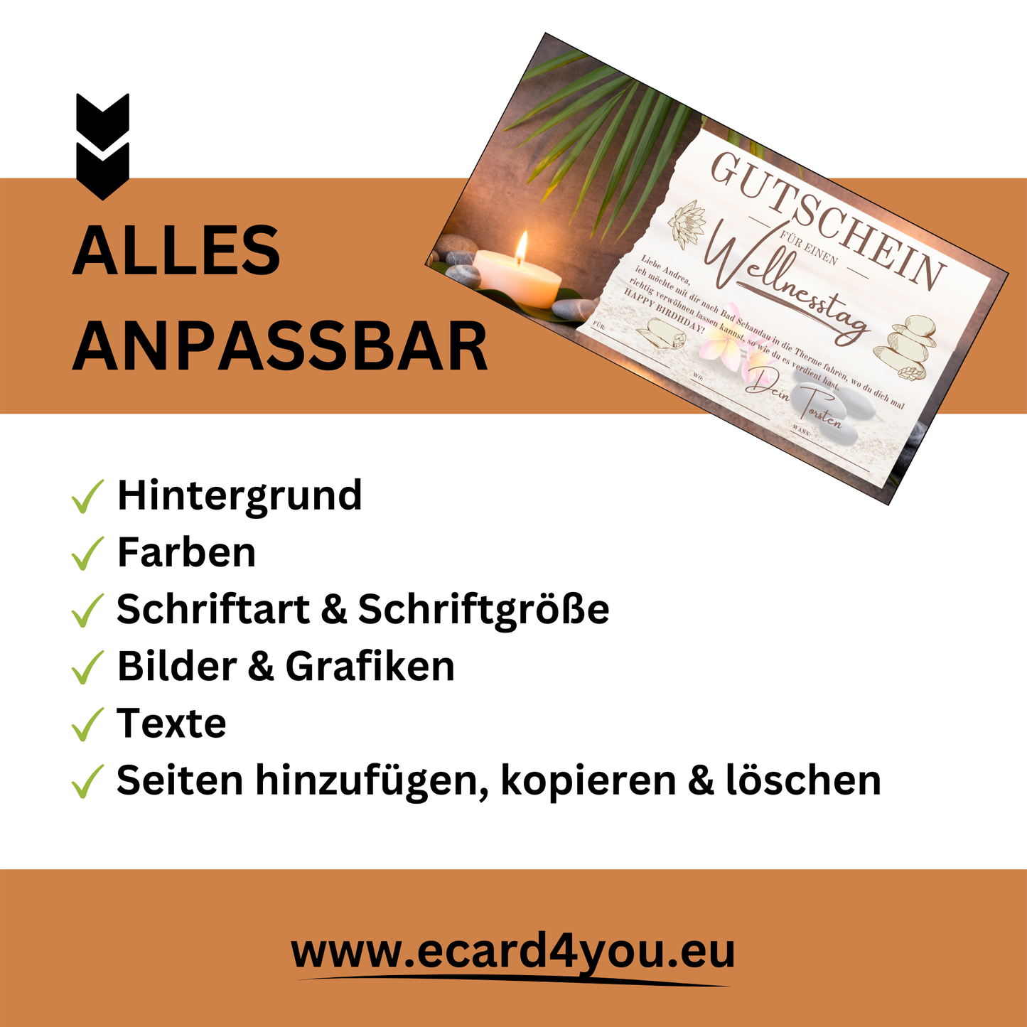 Gutschein - Wellness Spa Wochenende Geschenkgutschein