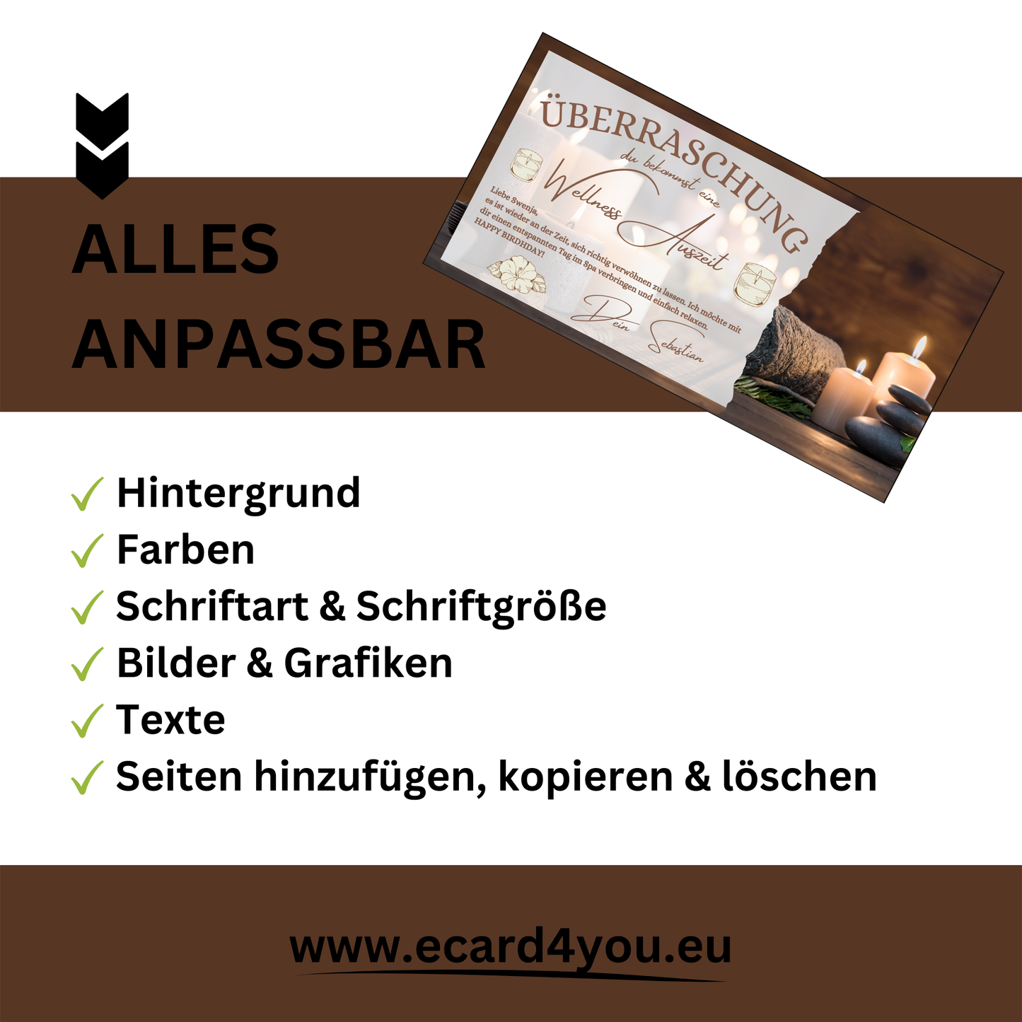 Gutschein - Wellness Spa Wochenende Geschenkgutschein