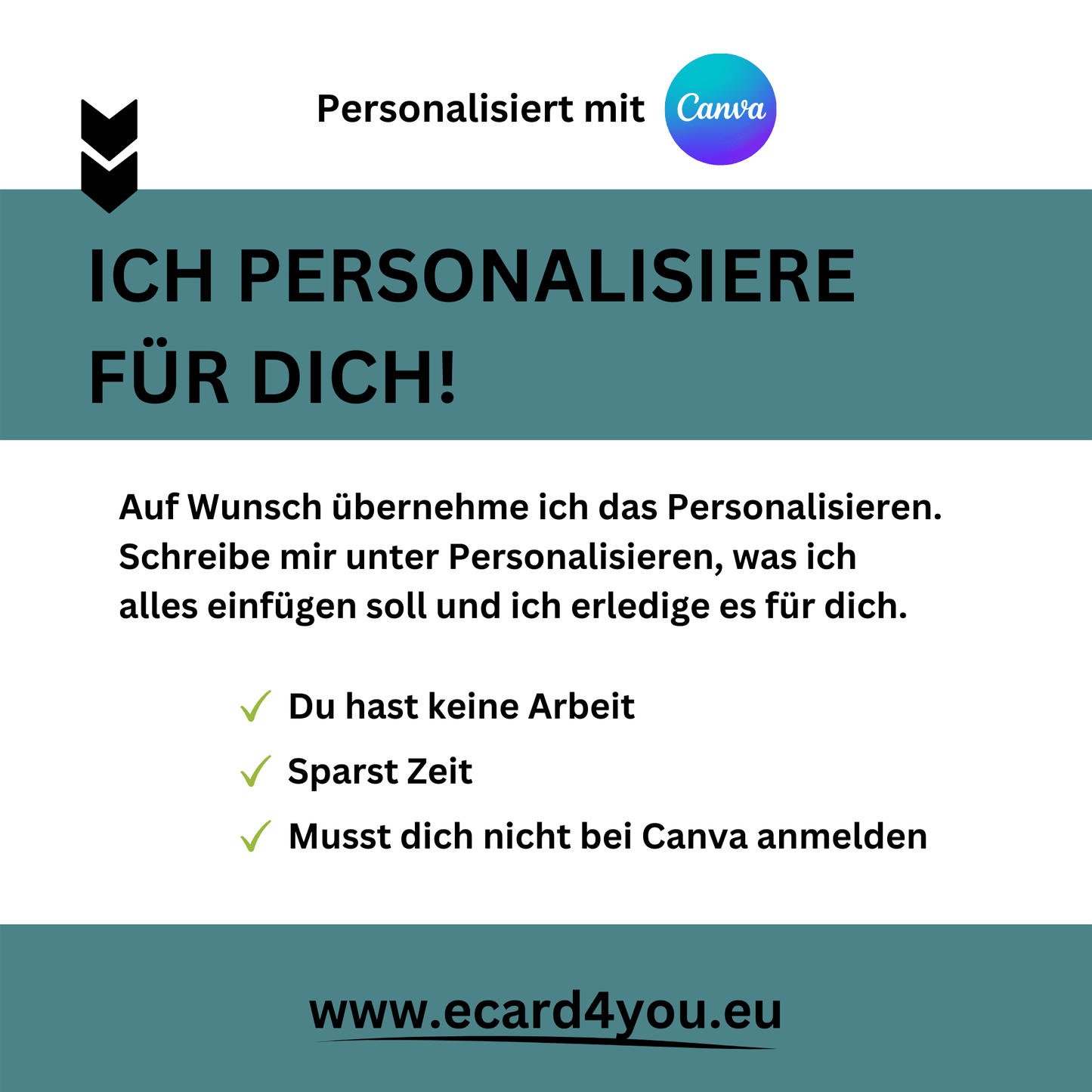 Gutschein - Gemeinsame Zeit statt Zeug als Geschenkidee zu Ostern - eCARD4you