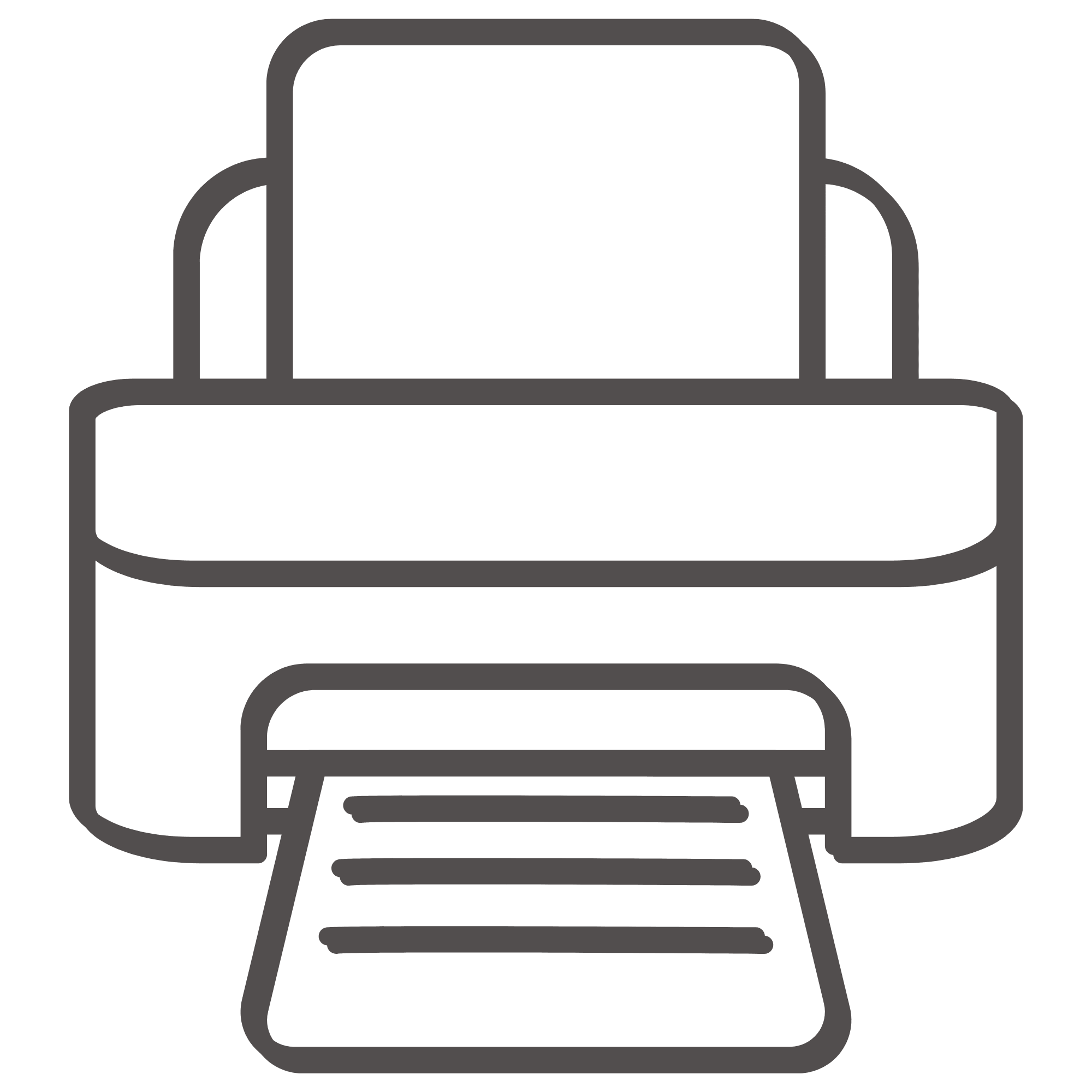 Icon Drucker