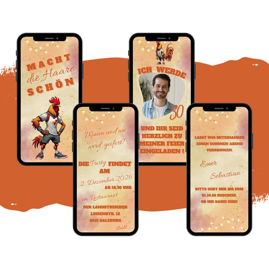 eCARD - Lustige Einladungskarte Geburtstag