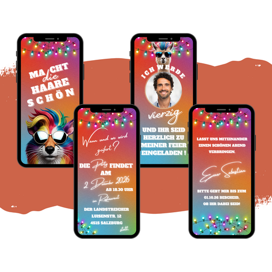 eCARD - Lustige Einladungskarte Geburtstag