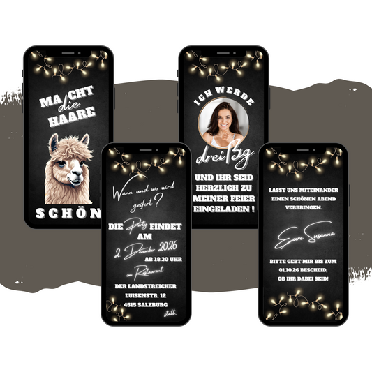 eCARD - Lustige Einladungskarte Geburtstag