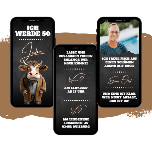 eCARD - Lustige Einladungskarte Geburtstag