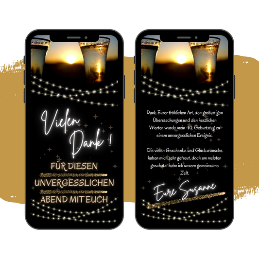 eCARD - Danksagung Geburtstag Jugendweihe