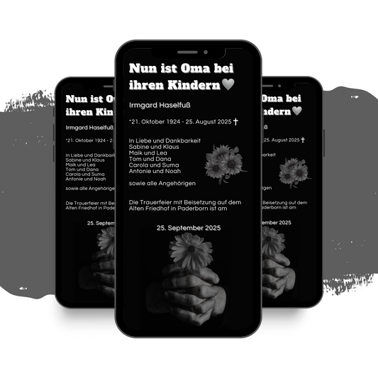 eCARD - Trauerkarte und Beileidsbekundung